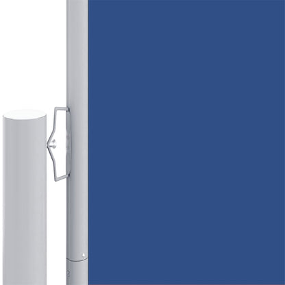 Berkfield Retractable Side Awning Blue 117x1200 cm