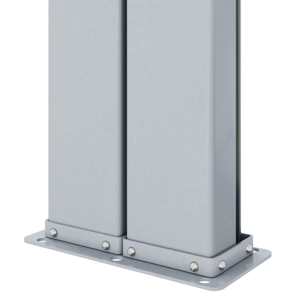 Berkfield Retractable Side Awning Cream 200x1200 cm