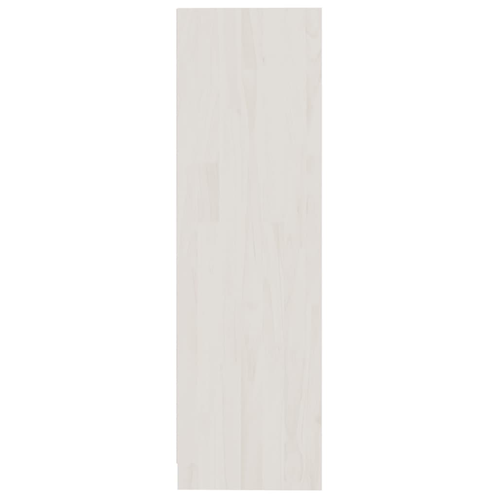Berkfield Book Cabinet White 70x33x110 cm Solid Pinewood