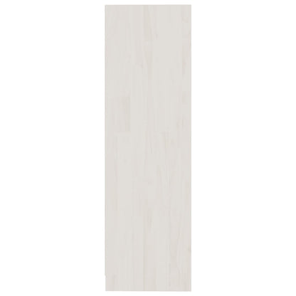 Berkfield Book Cabinet White 70x33x110 cm Solid Pinewood