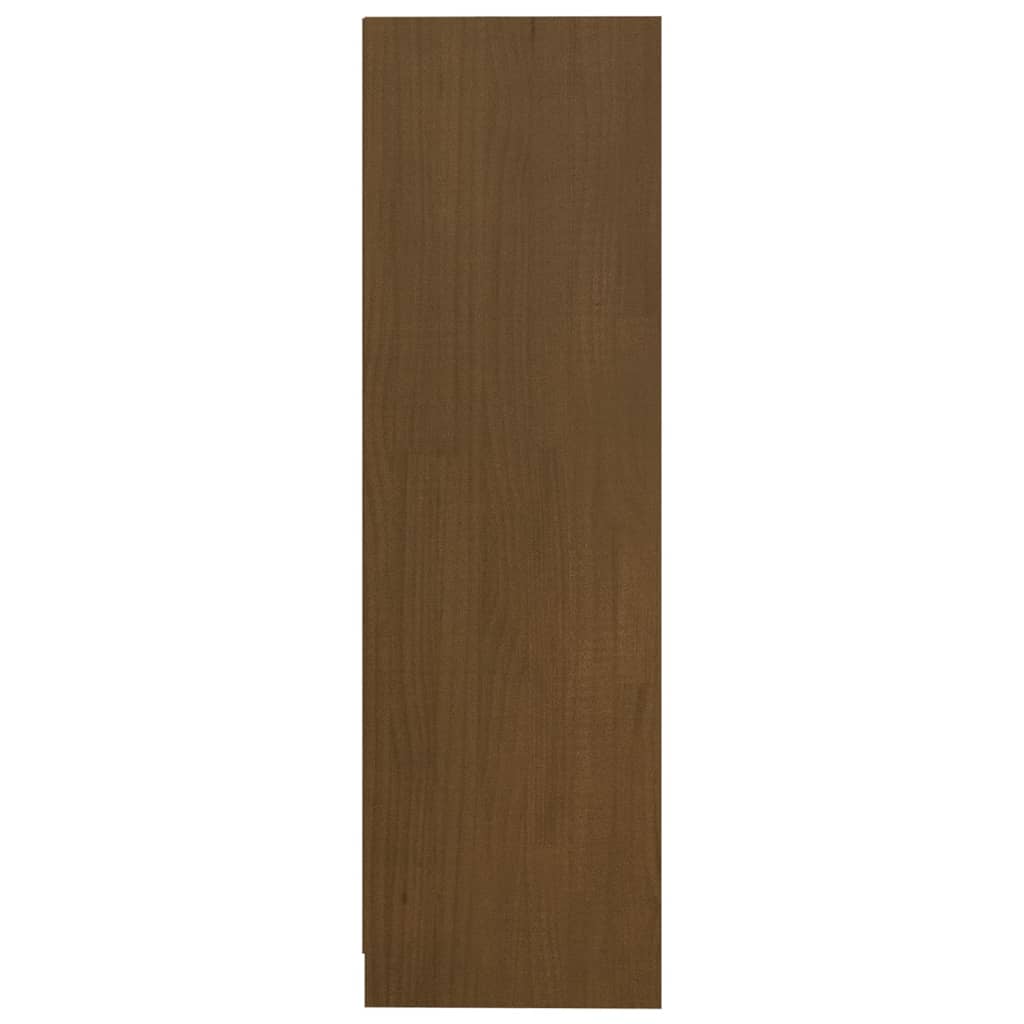 Berkfield Book Cabinet Honey Brown 70x33x110 cm Solid Pinewood