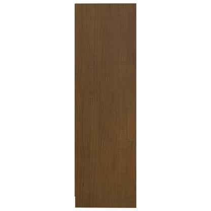 Berkfield Book Cabinet Honey Brown 70x33x110 cm Solid Pinewood