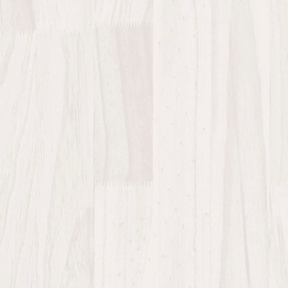 Berkfield Garden Planters 2 pcs White 50x50x50 cm Solid Pinewood