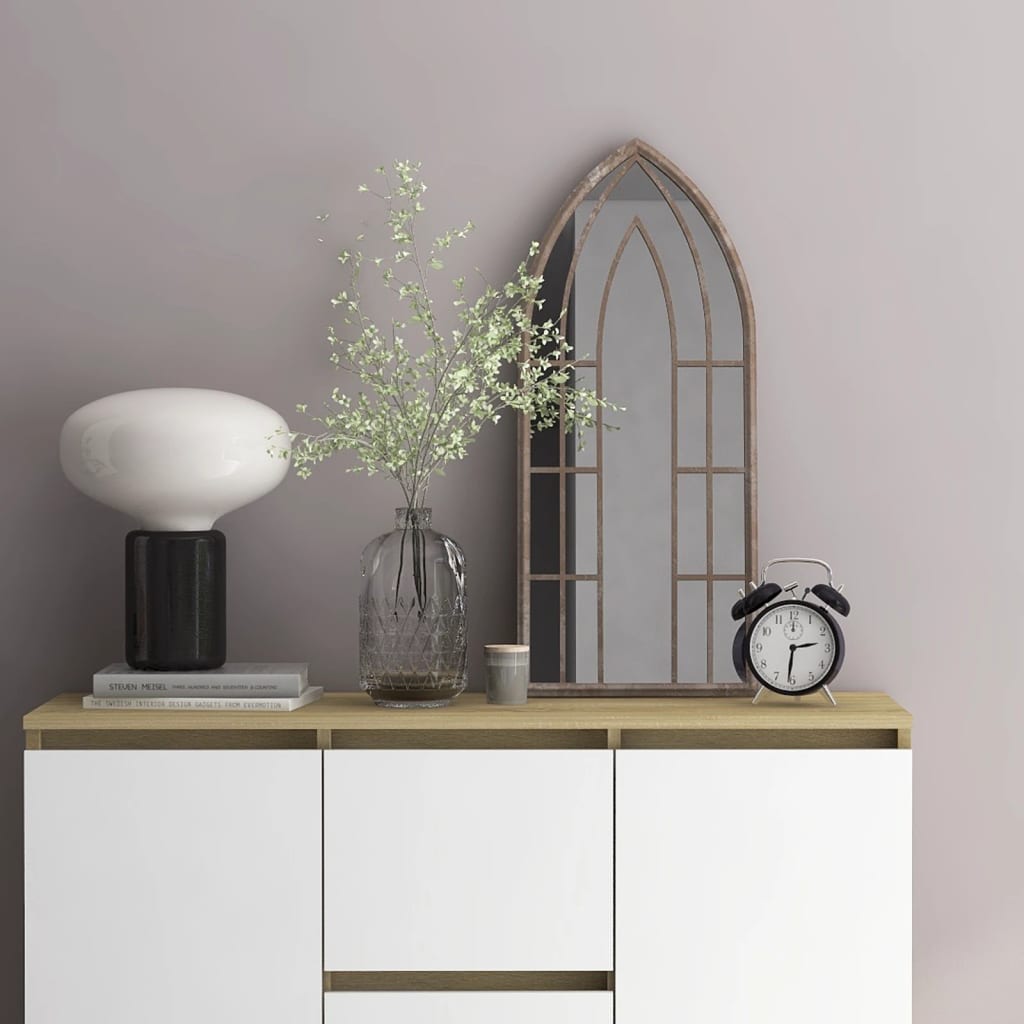 Berkfield Mirror Sand 70x30 cm Iron for Indoor Use