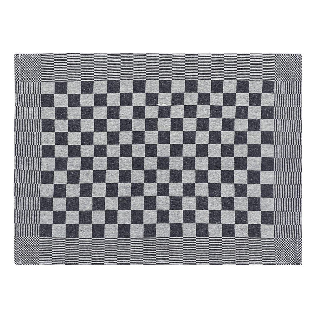 Berkfield Kitchen Towels 50 pcs Black and White 50x70 cm Cotton