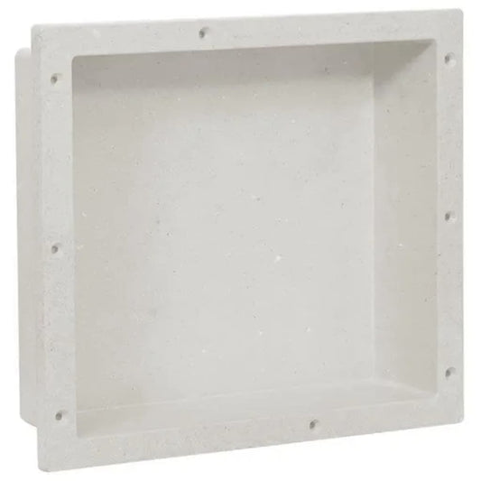 Berkfield Shower Niche Matt White 41x36x10 cm