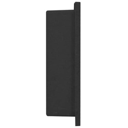 Berkfield Shower Niche Matt Black 41x36x10 cm