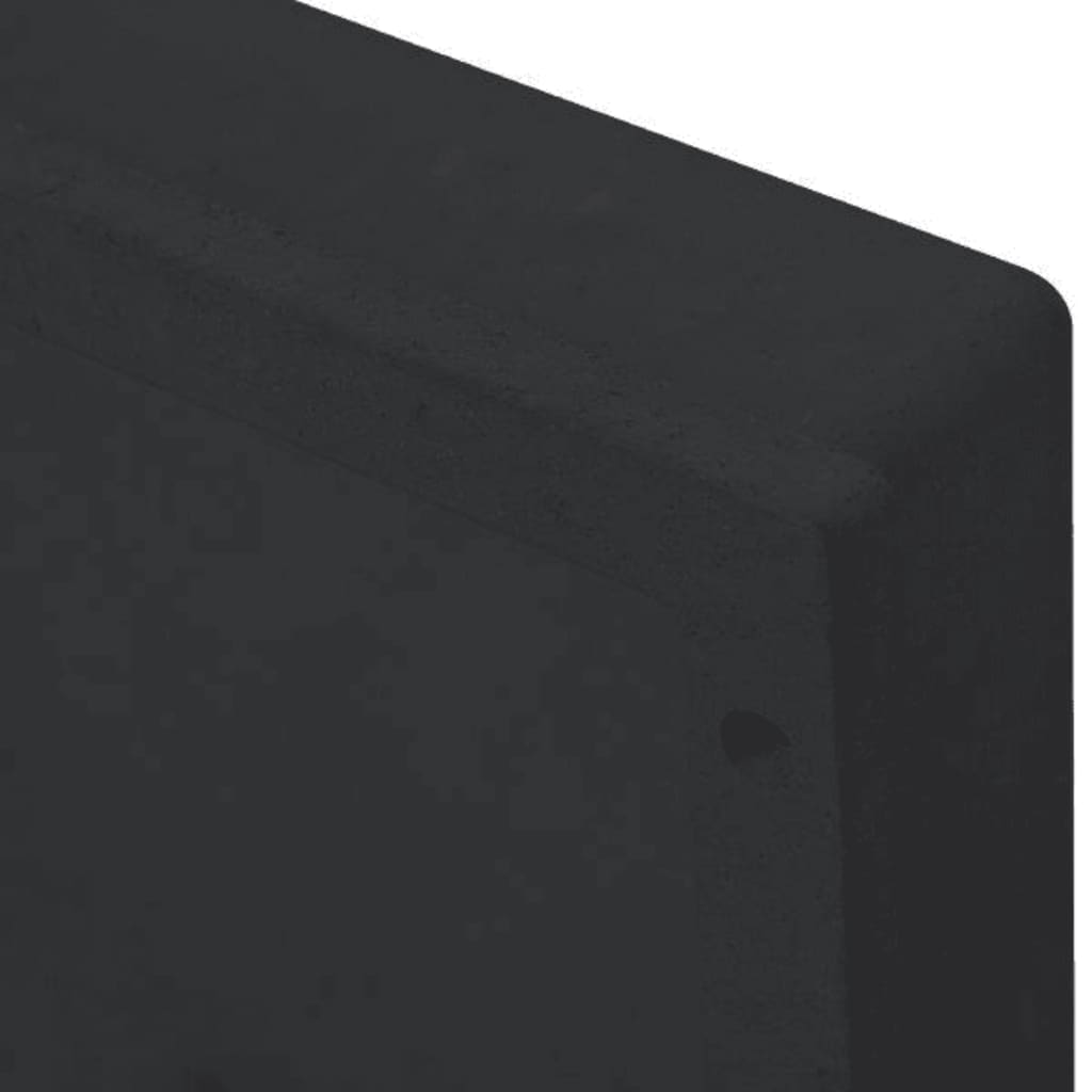 Berkfield Shower Niche Matt Black 41x36x10 cm