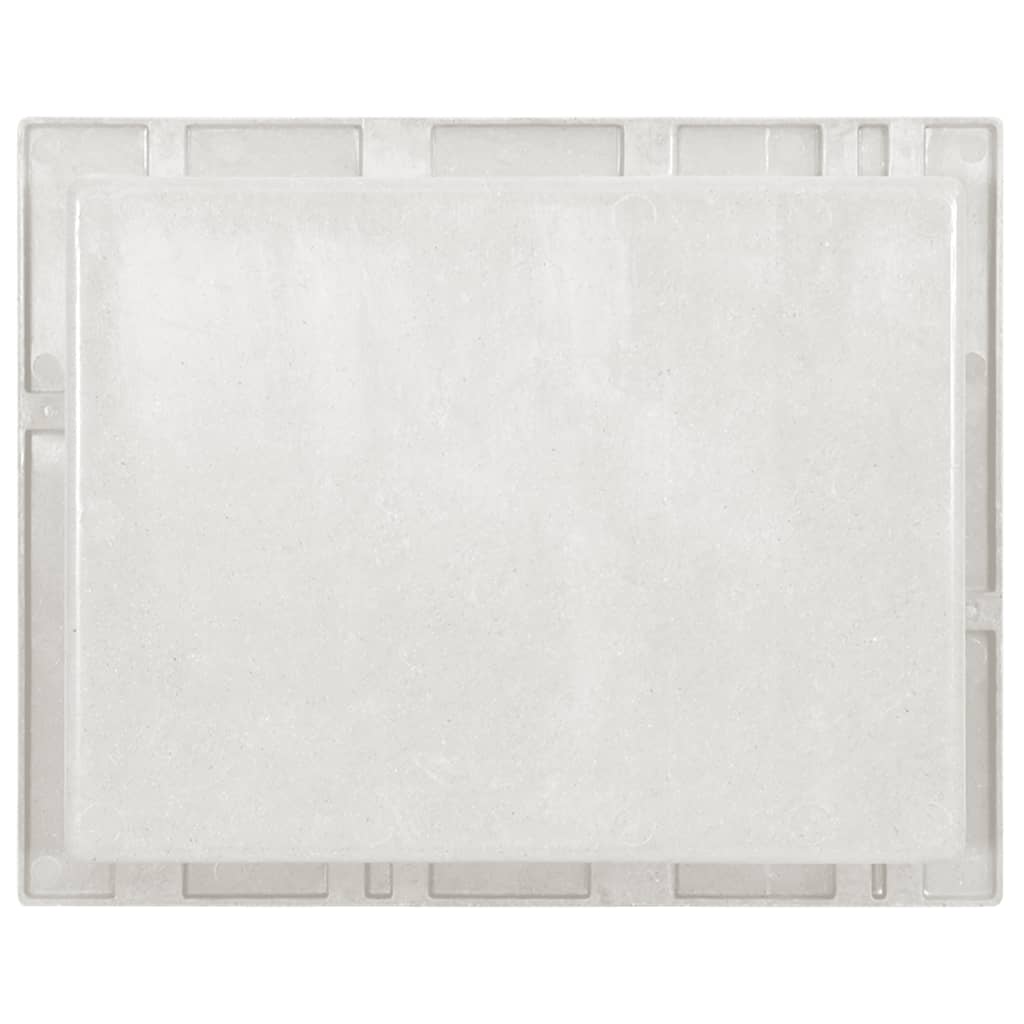 Berkfield Shower Niche Matt White 41x51x10 cm