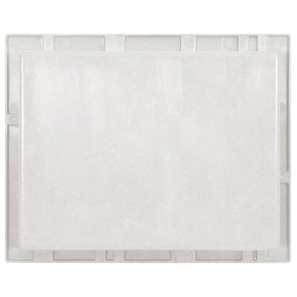 Berkfield Shower Niche Matt White 41x51x10 cm