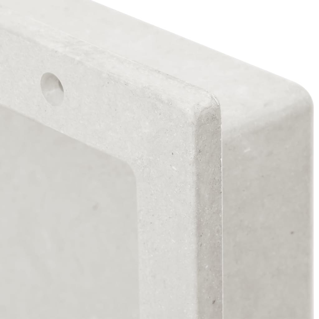 Berkfield Shower Niche Matt White 41x51x10 cm