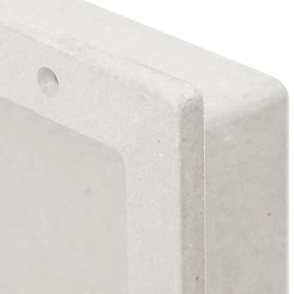 Berkfield Shower Niche Matt White 41x51x10 cm