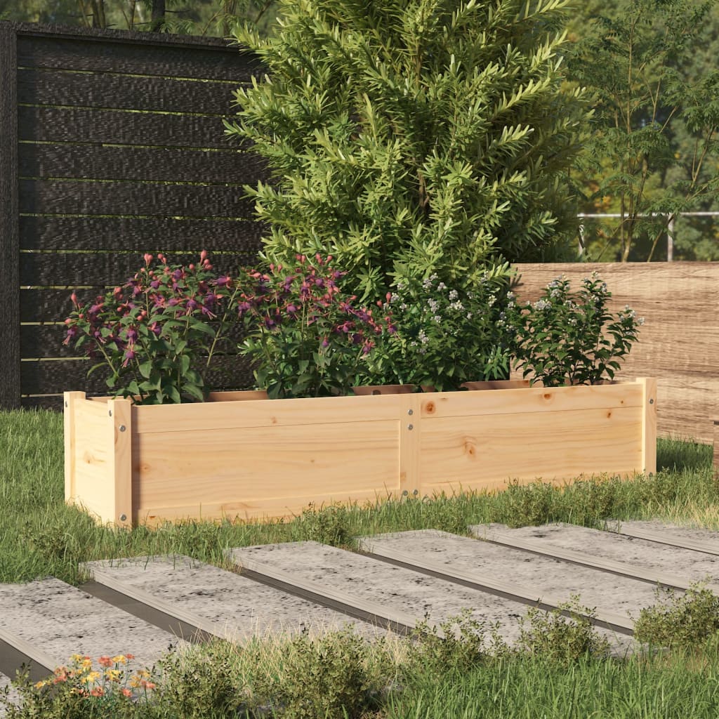 Berkfield Garden Raised Bed 150x31x31 cm Solid Pinewood
