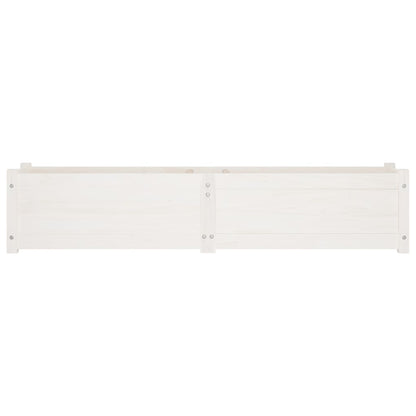 Berkfield Garden Raised Bed White 150x31x31 cm Solid Pinewood