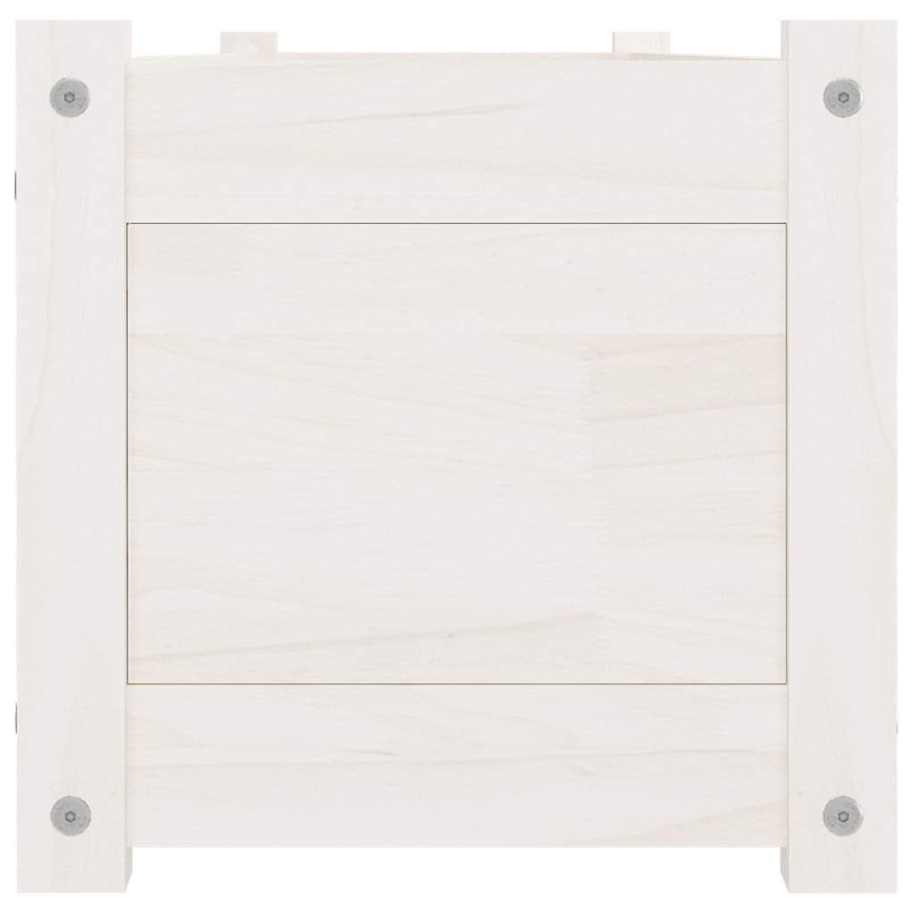 Berkfield Garden Raised Bed White 150x31x31 cm Solid Pinewood