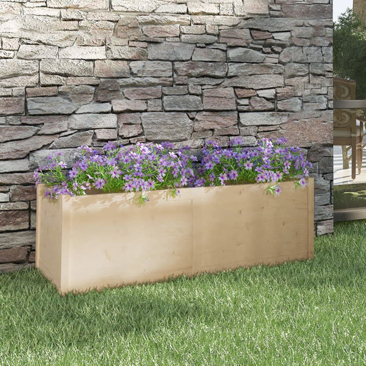 Berkfield Garden Planter 150x50x50 cm Solid Pinewood