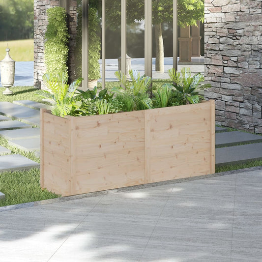 Berkfield Garden Planter 150x50x70 cm Solid Pinewood