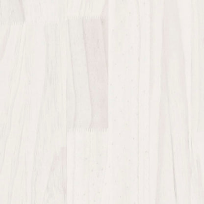 Berkfield Garden Planters 2 pcs White 200x31x31 cm Solid Pinewood