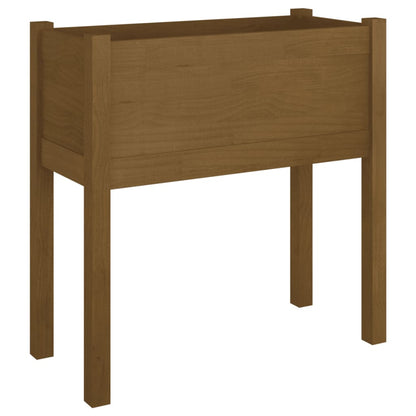 Berkfield Garden Planters 2 pcs Honey Brown 70x31x70 cm Solid Pinewood