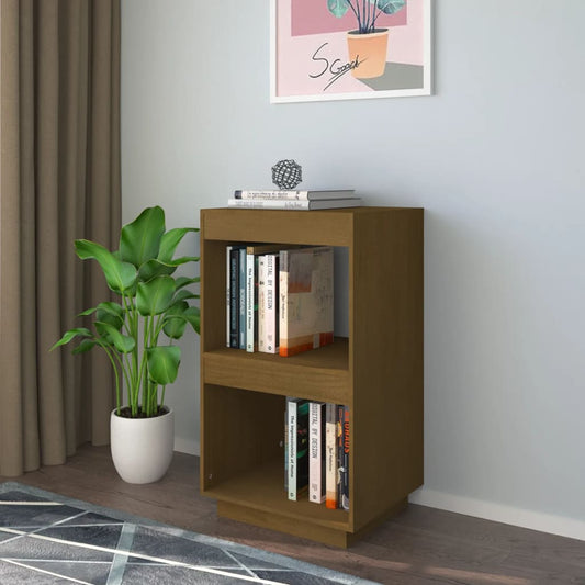 Berkfield Book Cabine Honey Brown 40x35x71 cm Solid Pinewood