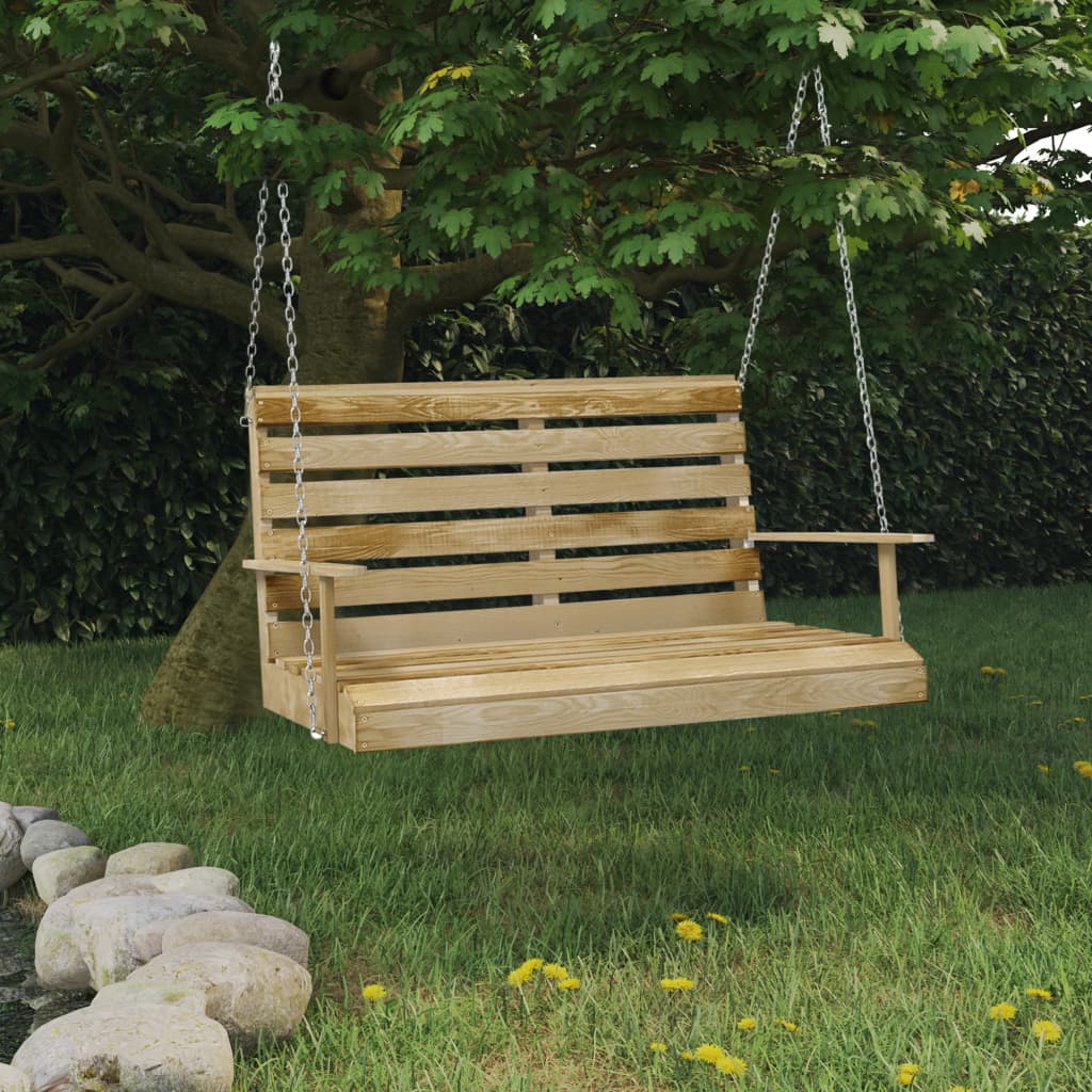 Berkfield Swing Bench 110 cm Impregnated Pinewood