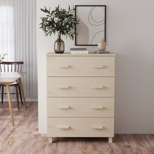 Berkfield Sideboard HAMAR Honey Brown 79x40x103.5 cm Solid Wood Pine