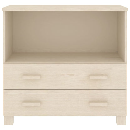 Berkfield Sideboard HAMAR Honey Brown 85x35x80 cm Solid Wood Pine