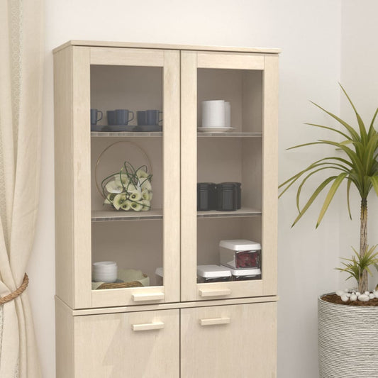 Berkfield Top for Highboard HAMAR Honey Brown 85x35x100cm Solid Wood Pine