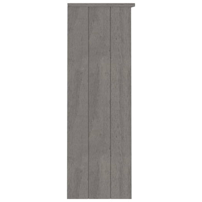 Berkfield Top for Highboard HAMAR Light Grey 85x35x100cm Solid Wood Pine