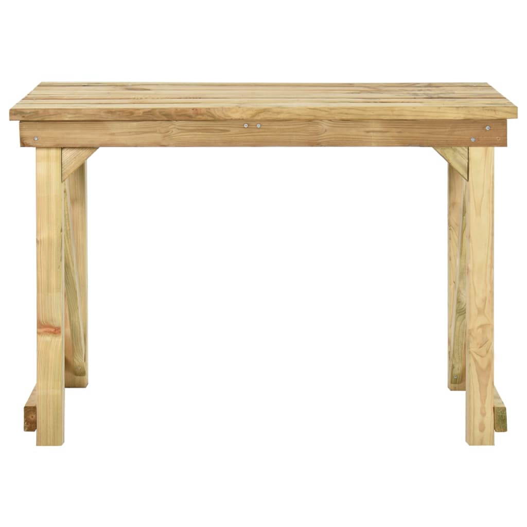 Berkfield Garden Table 110x79x75 cm Impregnated Pinewood