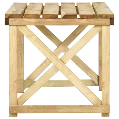 Berkfield Garden Table 110x79x75 cm Impregnated Pinewood