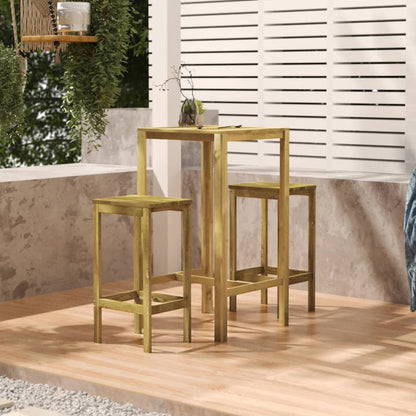 Berkfield Bar Table 60x60x110 cm Impregnated Pinewood