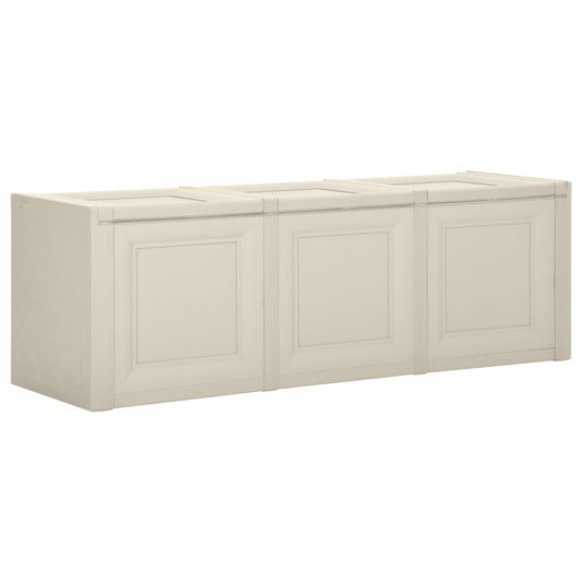 Berkfield Cushion Box Vanilla Ice 125x40x42 cm 130 L