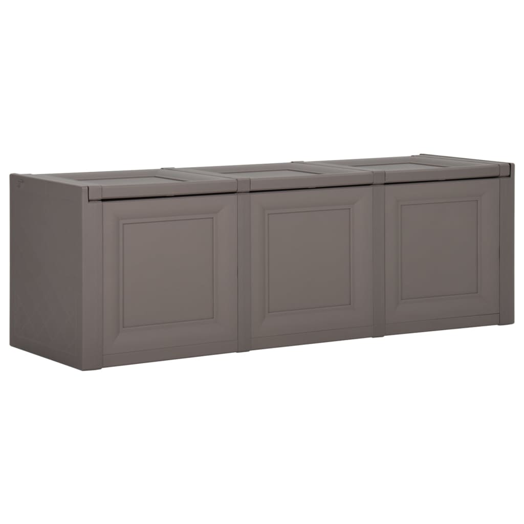 Berkfield Cushion Box Grey 125x40x42 cm