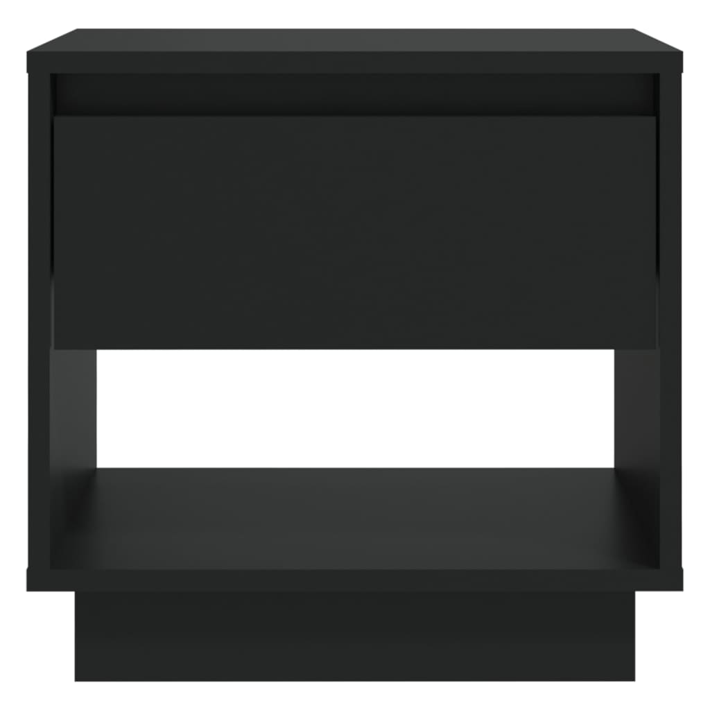 Berkfield Bedside Cabinets 2 pcs Black 45x34x44 cm Engineered Wood