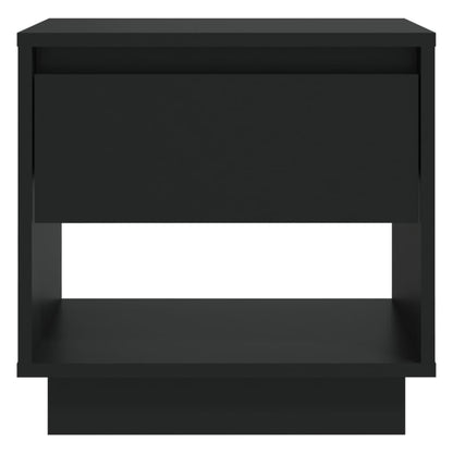 Berkfield Bedside Cabinets 2 pcs Black 45x34x44 cm Engineered Wood