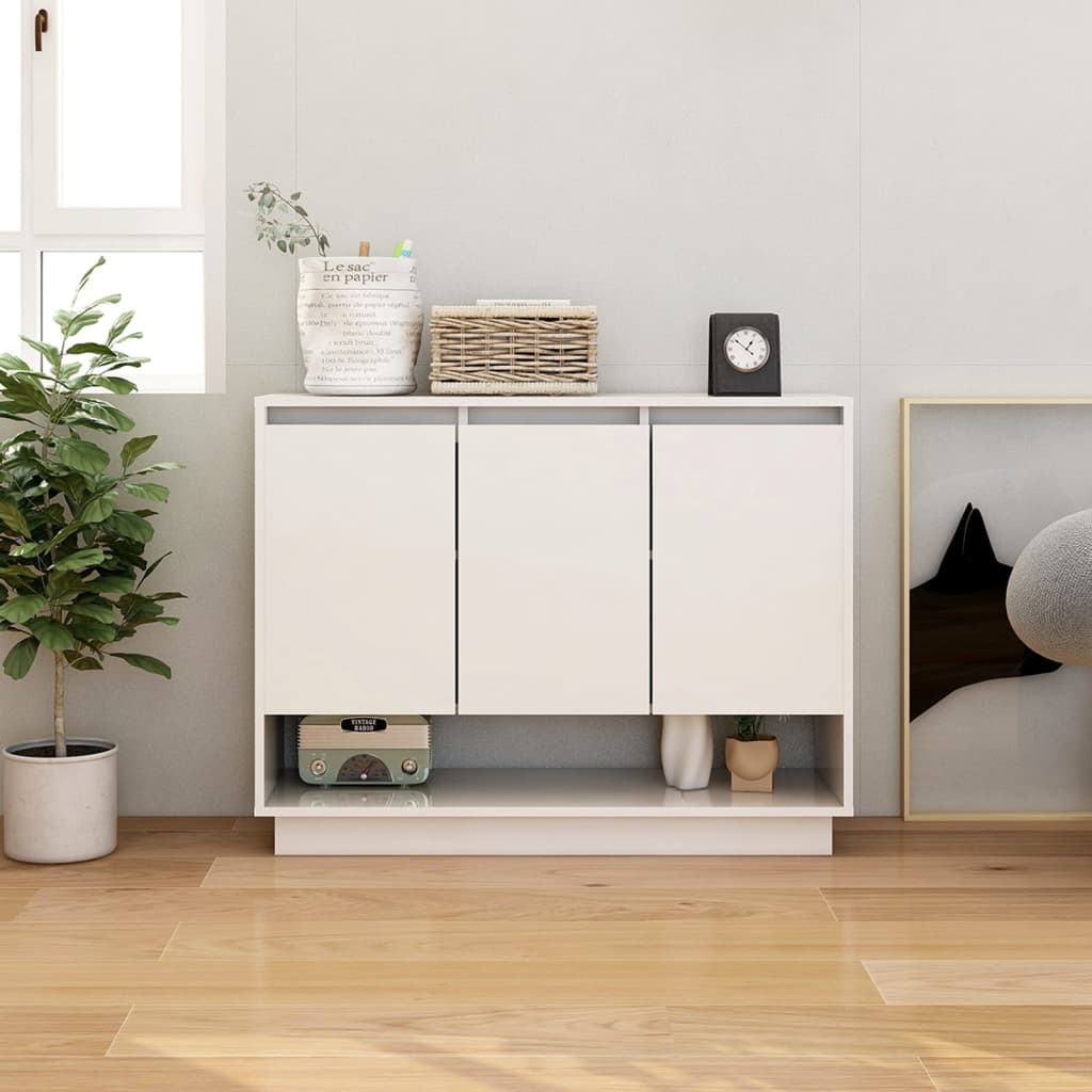 Berkfield Sideboard White 97x31x75 cm Engineered Wood