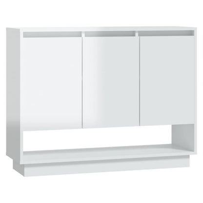 Berkfield Sideboard High Gloss White 97x31x75 cm Engineered Wood