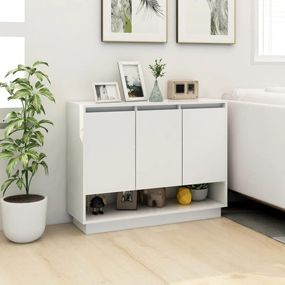 Berkfield Sideboard High Gloss White 97x31x75 cm Engineered Wood