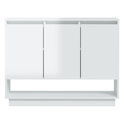 Berkfield Sideboard High Gloss White 97x31x75 cm Engineered Wood