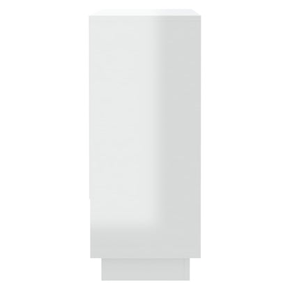 Berkfield Sideboard High Gloss White 97x31x75 cm Engineered Wood