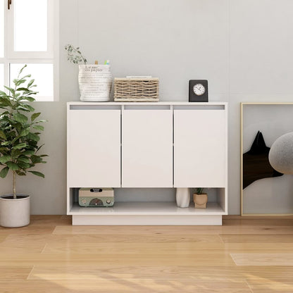 Berkfield Sideboard High Gloss White 97x31x75 cm Engineered Wood