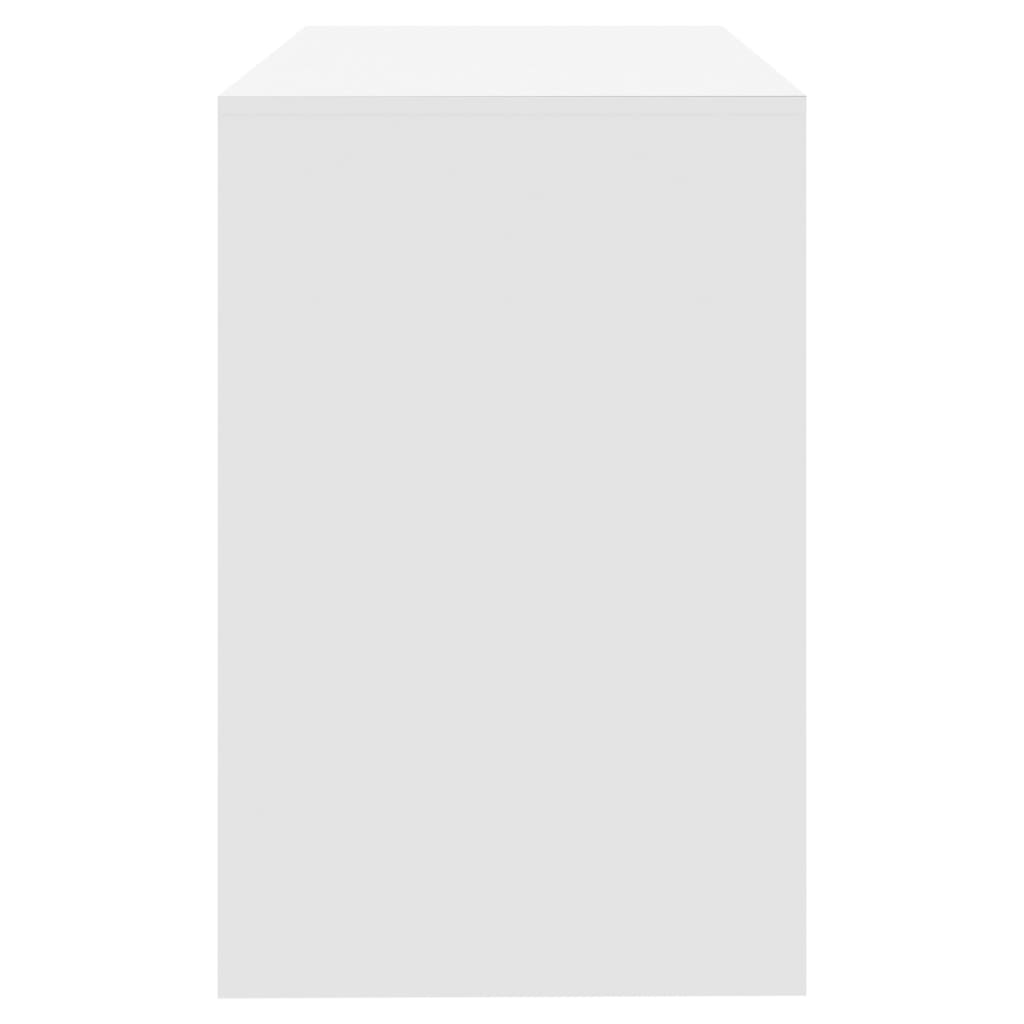 Berkfield Desk White 101x50x76.5 cm Engineered Wood