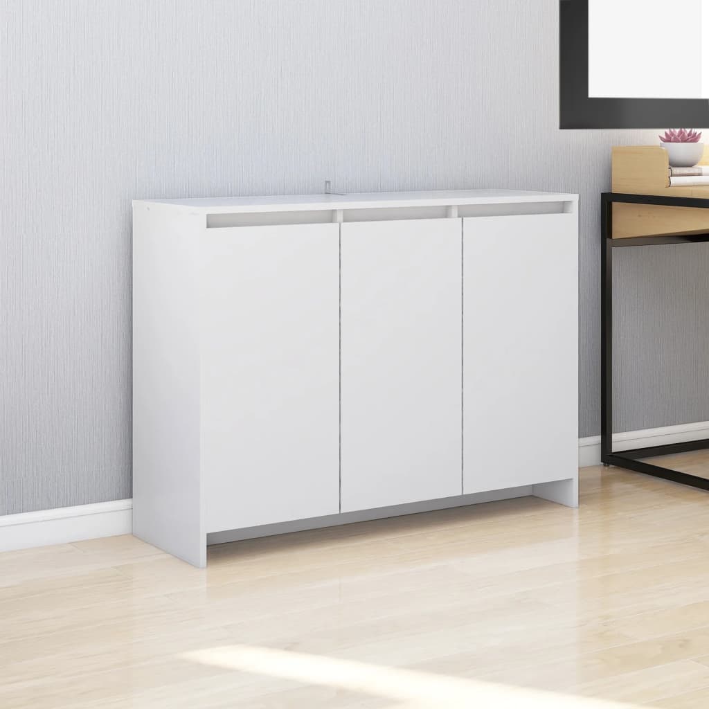 Berkfield Sideboard White 102x33x75 cm Engineered Wood