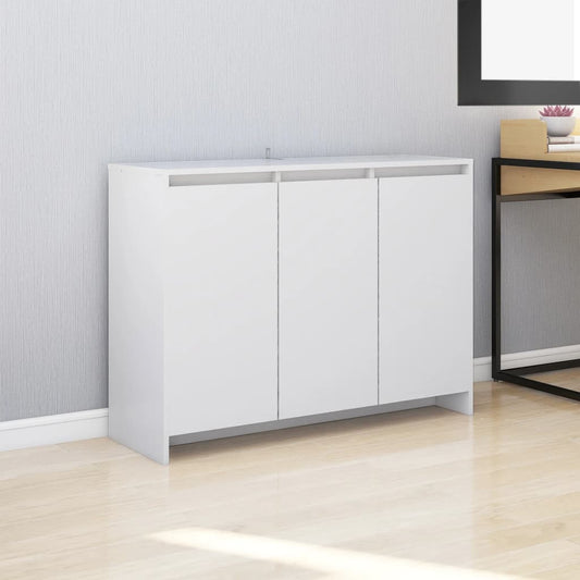 Berkfield Sideboard White 102x33x75 cm Engineered Wood