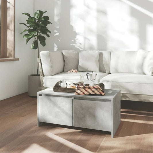 Berkfield Coffee Table Concrete Grey 90x50x41.5 cm Engineered Wood