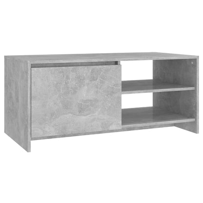 Berkfield Coffee Table Concrete Grey 102x50x45 cm Engineered Wood