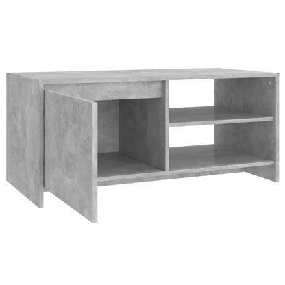 Berkfield Coffee Table Concrete Grey 102x50x45 cm Engineered Wood