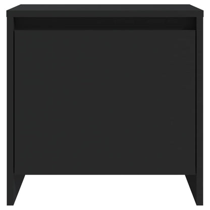 Berkfield Bedside Cabinet Black 45x34x44.5 cm Engineered Wood