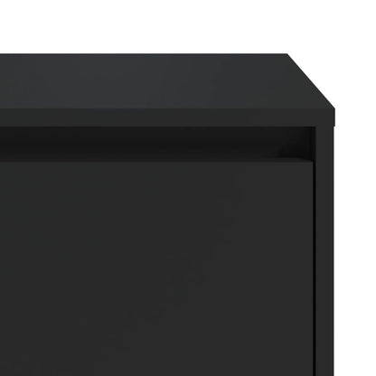 Berkfield Bedside Cabinet Black 45x34x44.5 cm Engineered Wood
